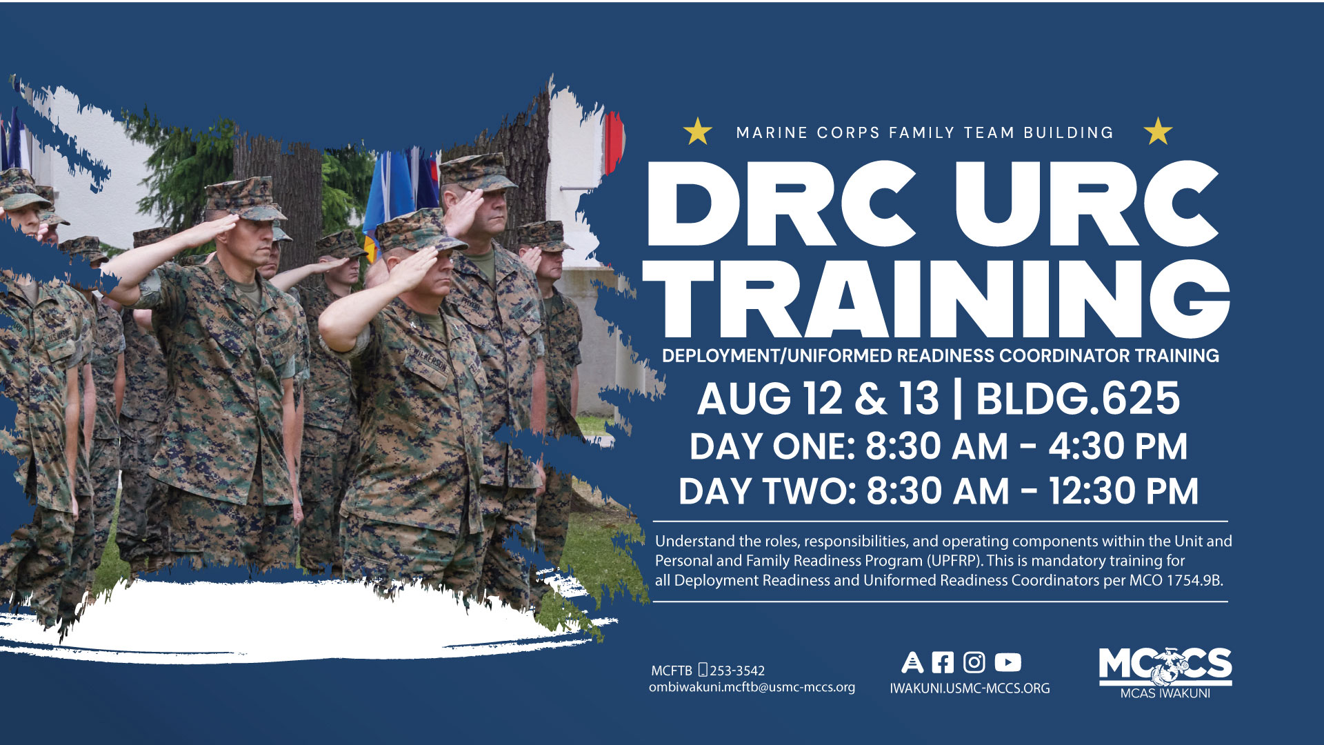 Deployment/Uniformed Readiness Coordinator (DRC/URC) Training