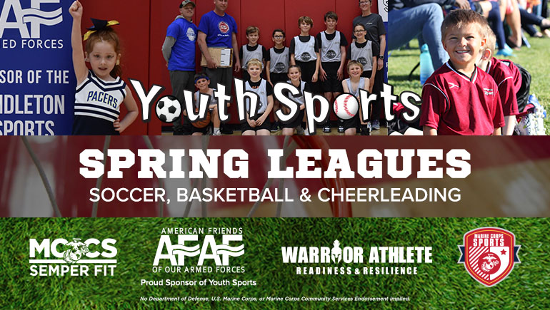 Spring League: Soccer, Basketball, and Cheerleading Registration