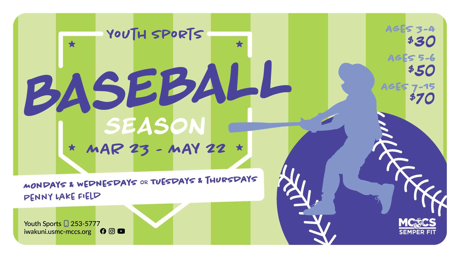 Youth Sports Baseball Season