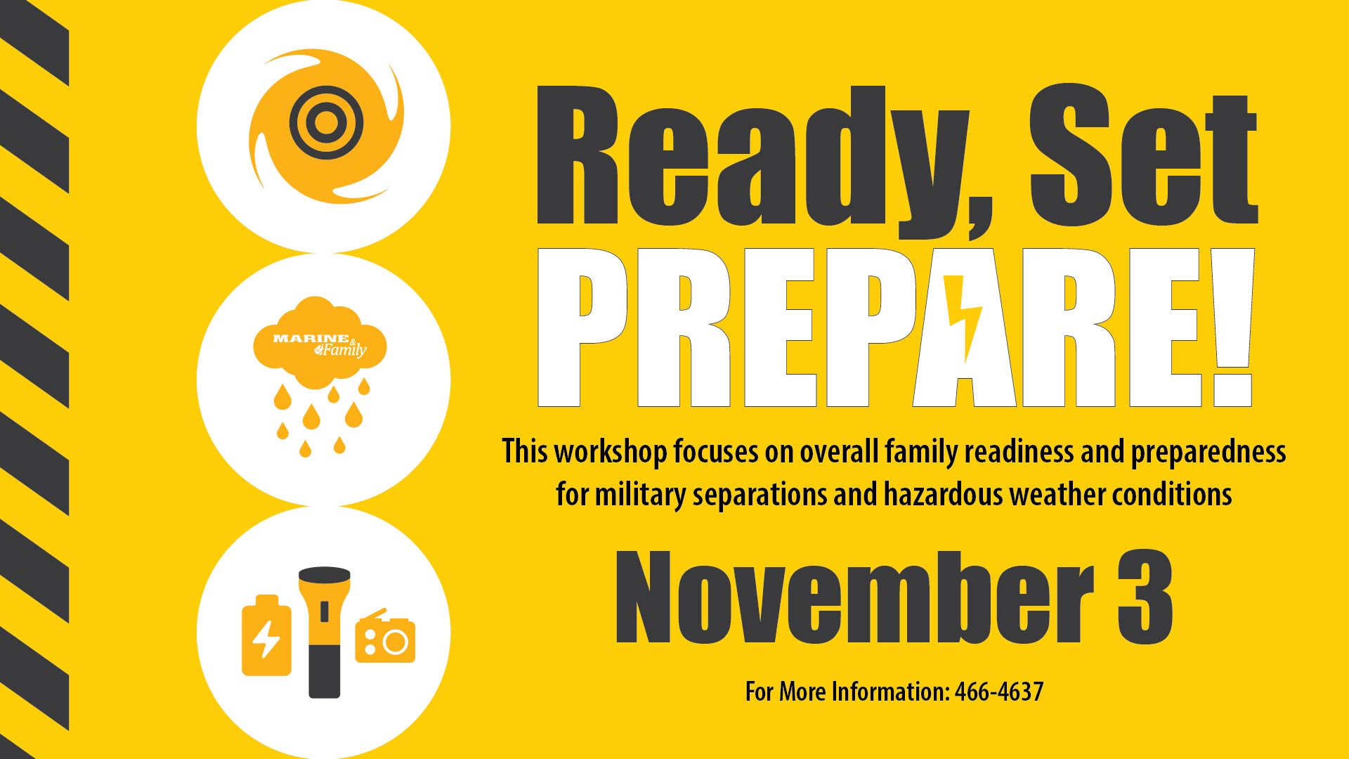 Ready, Set Prepare