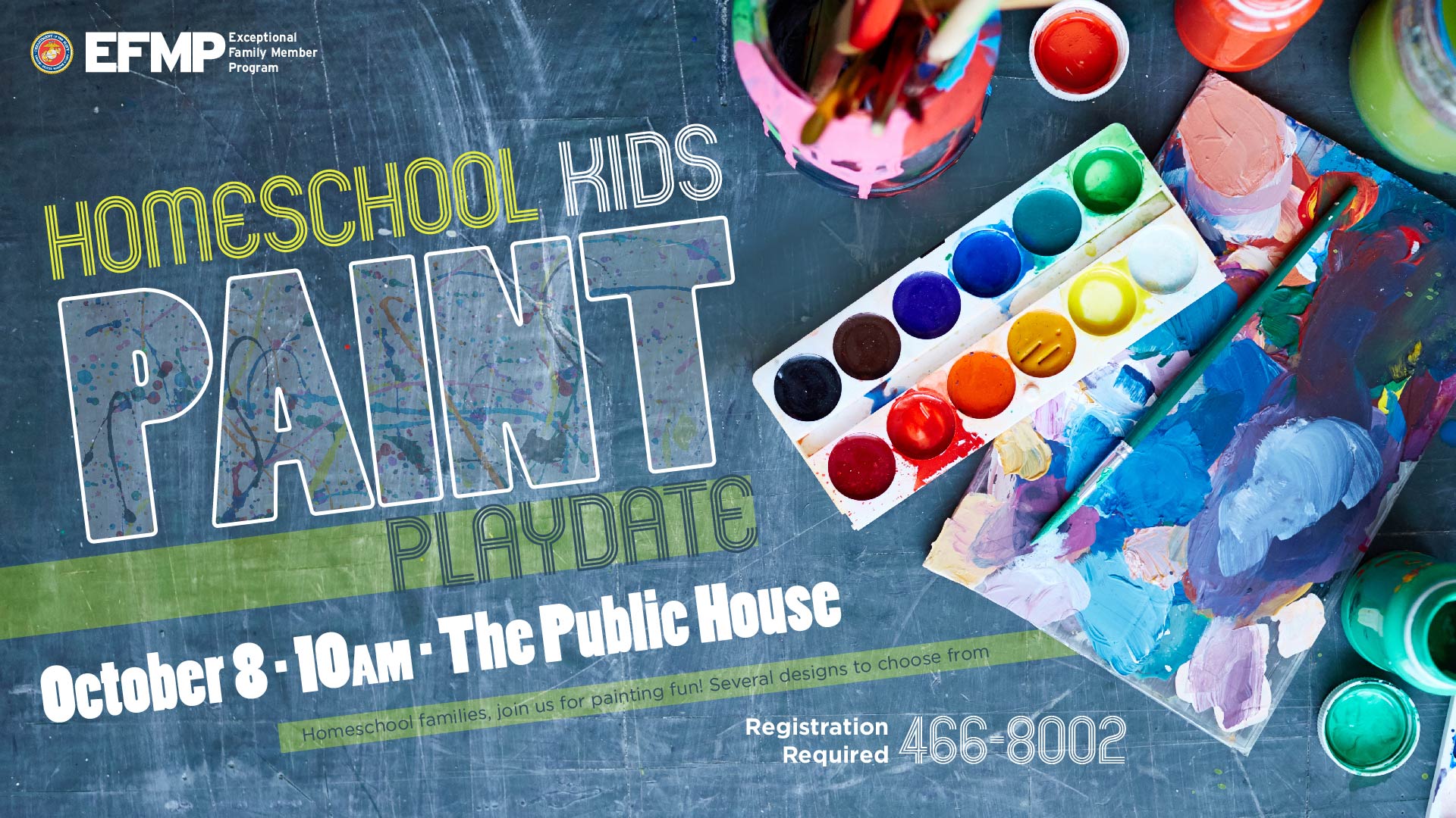 Homeschool Kids Paint Playdate