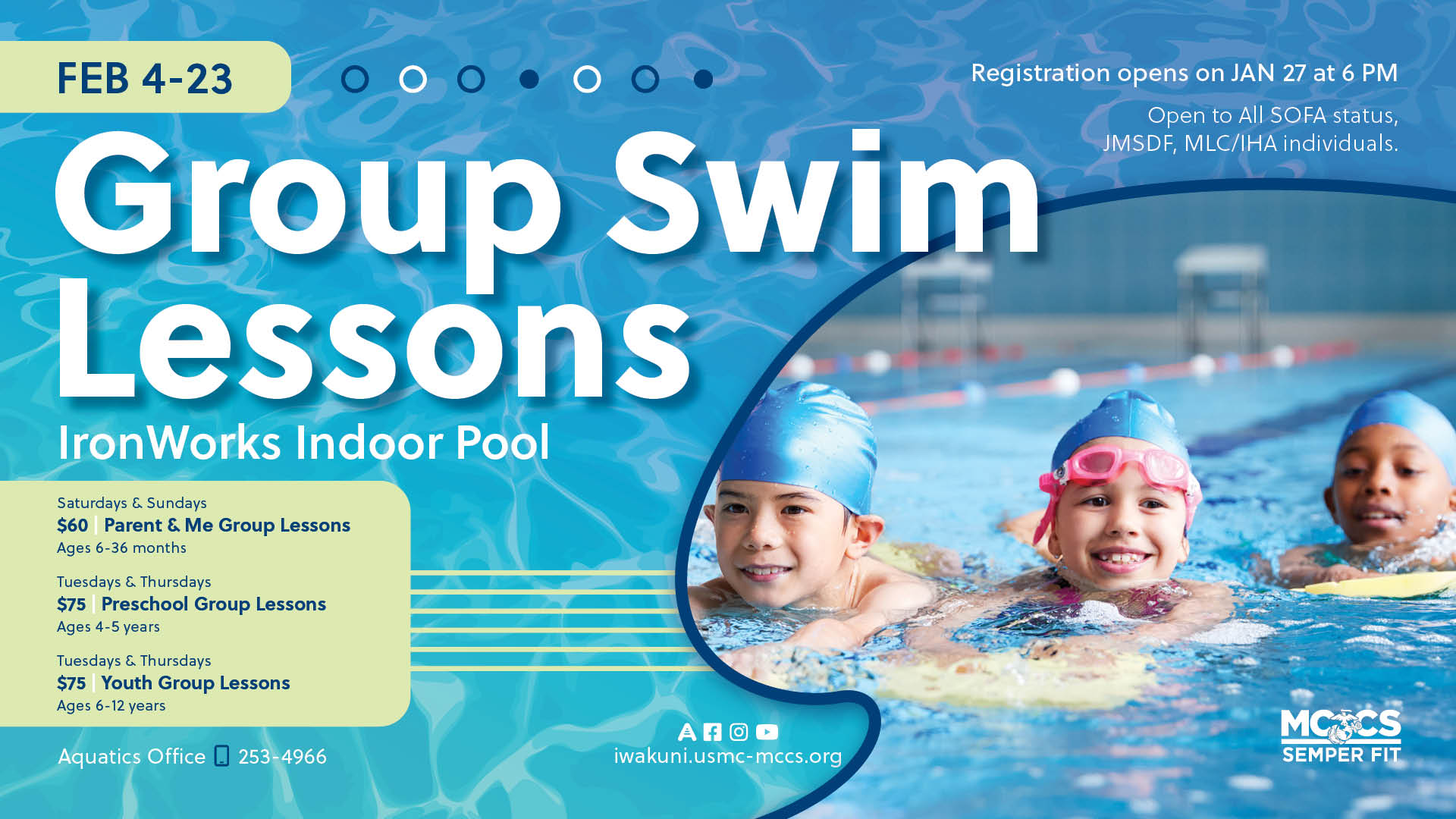 2025 February Group Swim Lessons 